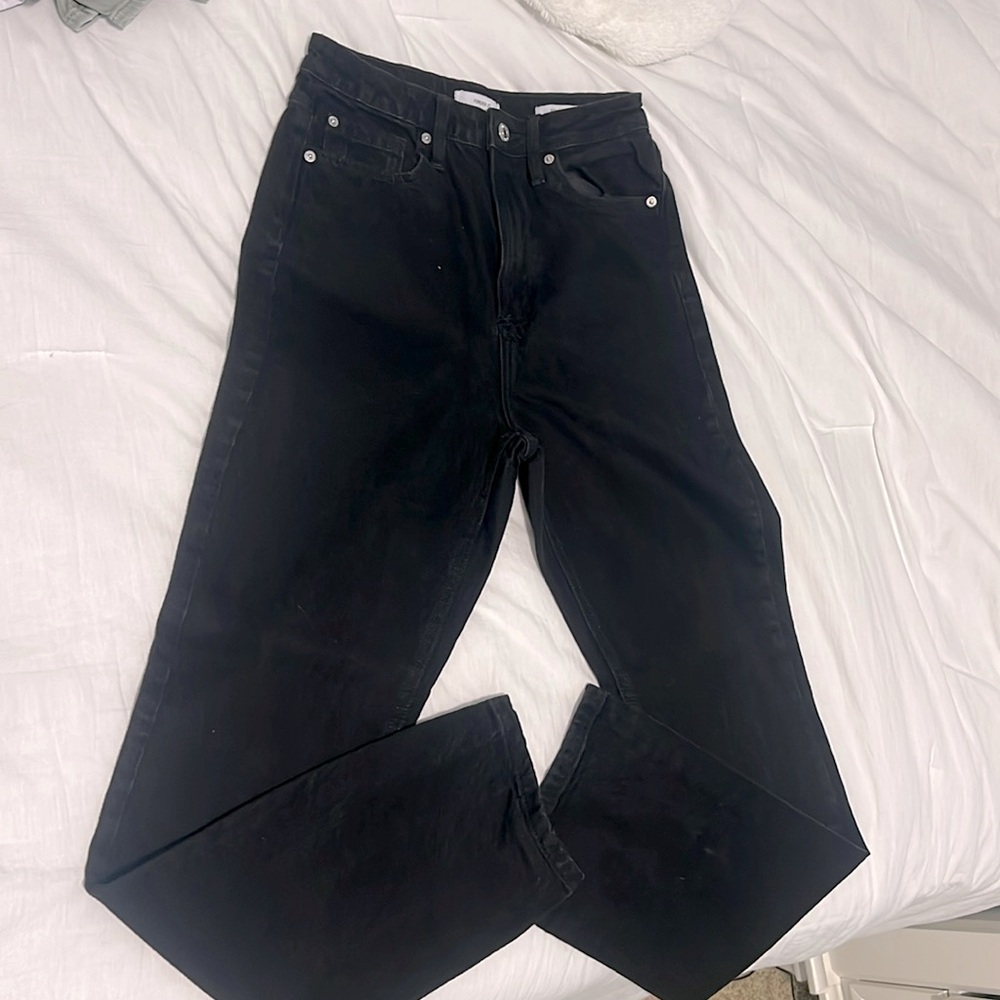 Forever 21 Black Straight Jeans